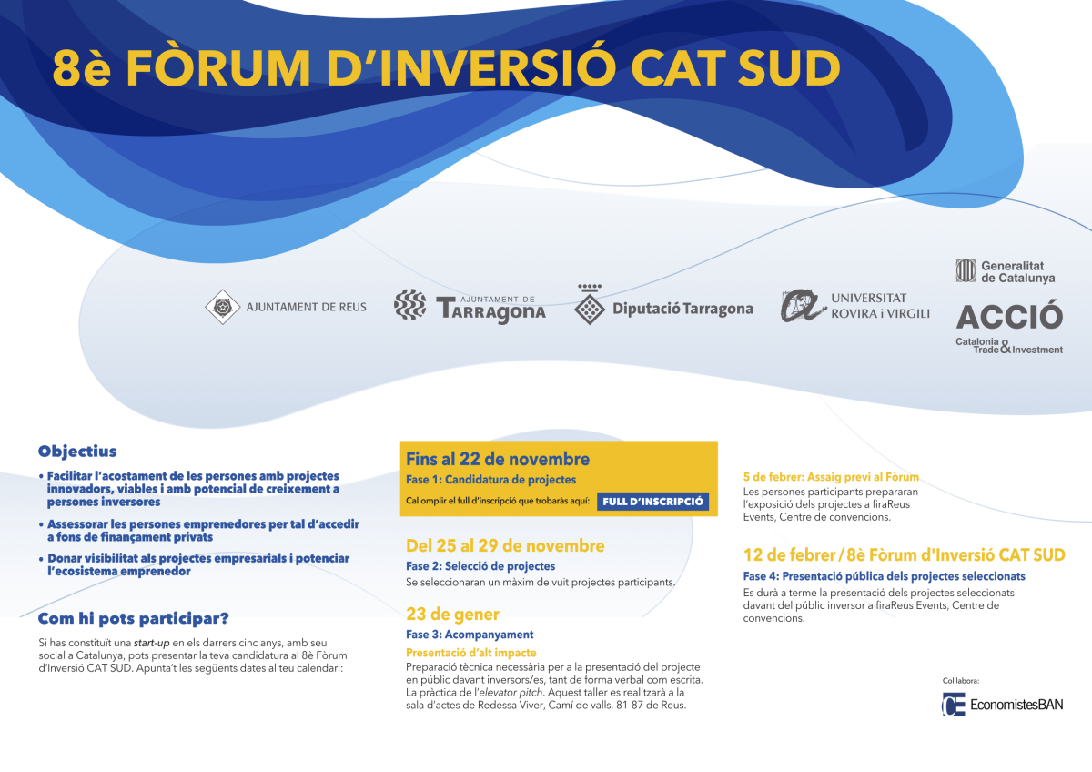 8è fòrum d'imversió CAT Sud