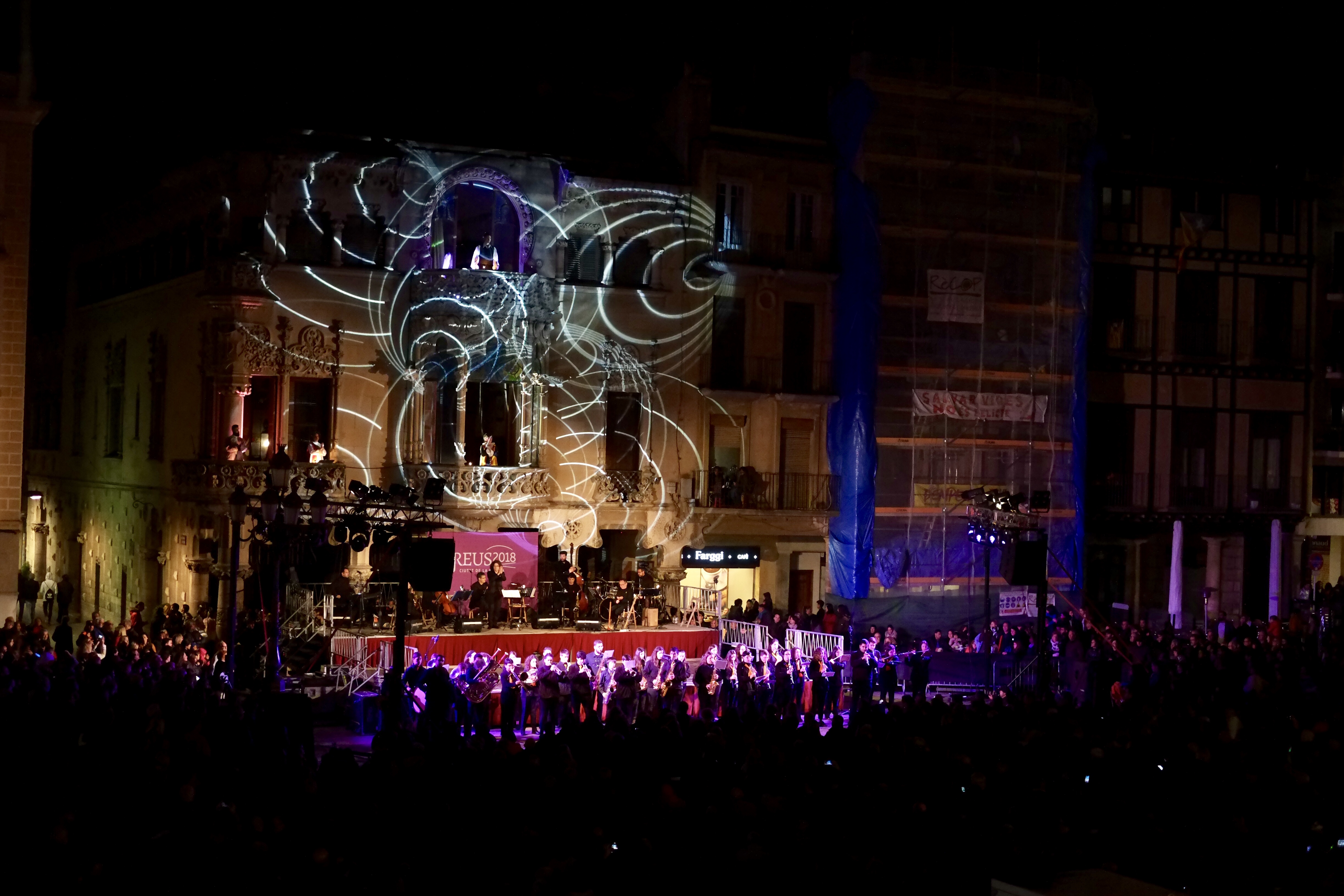 La Banda Simfònica de Reus va participar a la inauguració de Reus Ciutat de la Música 2018