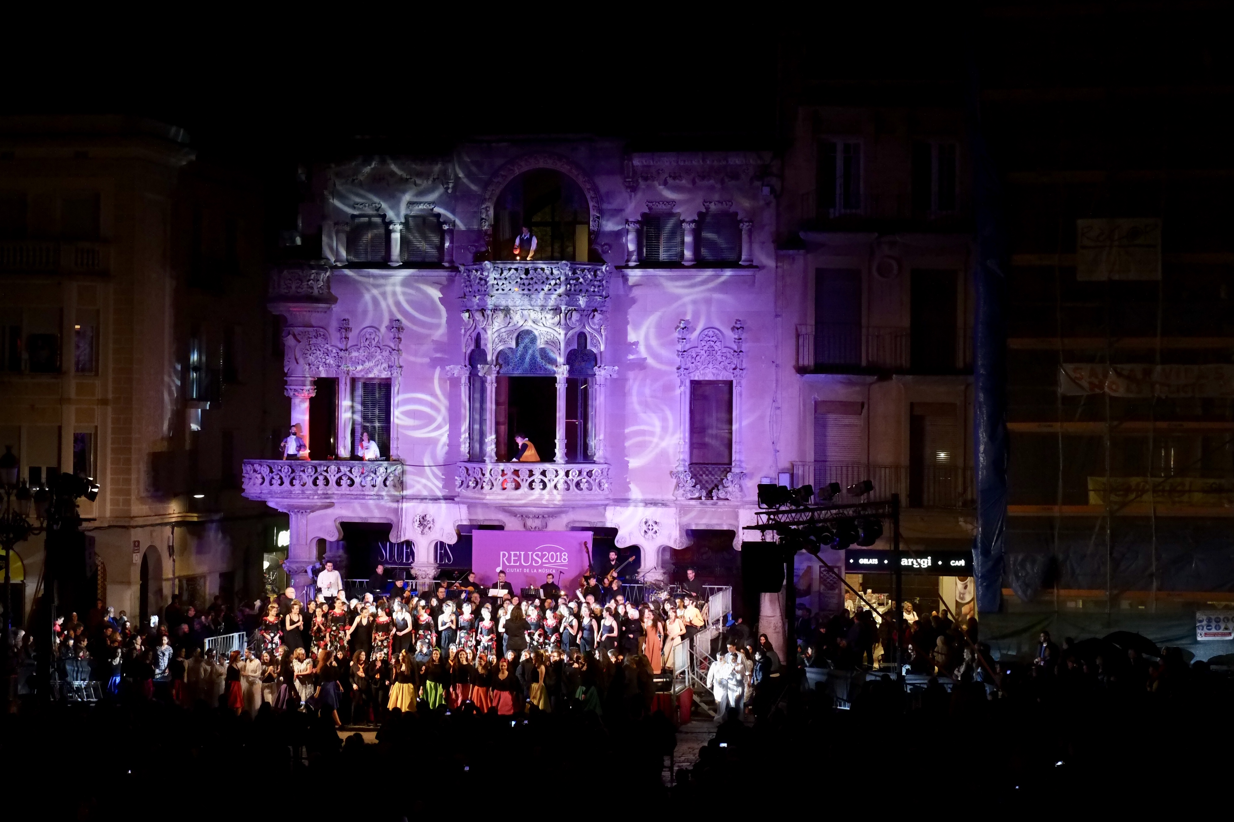 Més de 200 persones participen a la inauguració de la Reus Ciutat de la Música 2018