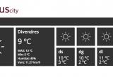 Imatge de la previsió del temps de l'aplicació ReusCity