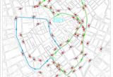 Plànol de les afectacions al trànsit amb motiu de la pedalada