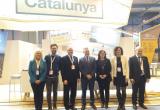 Imatge dels representants de l'Aliança Turística a la fira Fitur