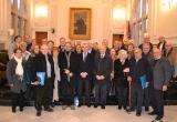 Imatge de la recepció dels Antics Diputats al Parlament a l'Ajuntament de Reus
