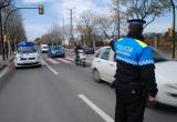 Foto d'arxiu d'un control de seguretat viària de la Guàrdia Urbana