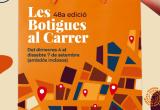 Cartell de Les Botigues al Carrer Estiu 2024