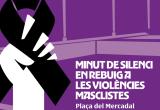 Imatge minut de silenci per feminicidi 26 de març