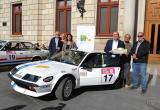 Foto dels participants a la presentació del Rally Costa Daurada Legend Reus