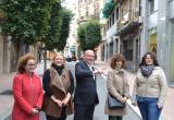 Roda de premsa de la conversió del raval de Santa Anna en zona de vianants