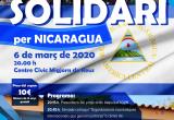 Cartell 22è Sopar Solidari per Nicaragua