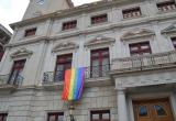 Bandera LGTBI al palau municipal