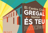 Cartell del procés participatiu de l'audiència pública en relació al futur Centre Cívic Gregal