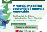 Cartell webinar Reus contra el canvi climàtic