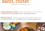 Cartell jornada Alimentació, salut, ciutat