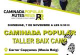 Cartell caminada Taller Baix Camp