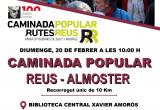 Cartell caminada popular Almoster