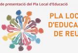 Cartell presentació del Pla Local d'Educació