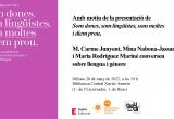 Invitació presentació llibre M. Carme Junyent