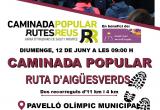 Cartell caminada popular d'Aigüesverds 2022