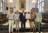 Recepció institucional a Mohamed Dahbi, campió del món de kickboxing