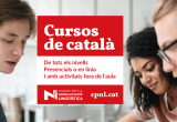 Cartell nous cursos català al setembre