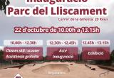 Cartell Inauguració Parc de Lliscament