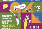 Cartell Música Batega als Barris