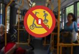 Imatge de la prohibició temporal del patinets elèctrics als busos de Reus Transport