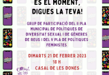 Cartell jornada participativa plans feministes