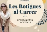 Cartell de les Botigues al carrer primavera 2023