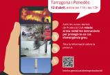 Cartell del Simulacre d’alertes d’emergència via missatges de telefonia mòbil