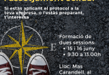 Cartell del taller “El protocol contra l’assetjament sexual: del paper a la pràctica