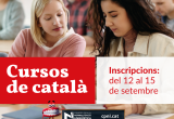 Cartell inscripcions cursos de català 2023