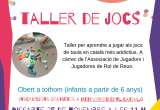 Cartell taller per jugar en català