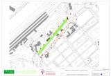 Plànol de les afectacions al trànsit al passeig Mata Fase 1