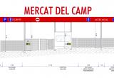 Alçat del projecte de nou accés del mercat