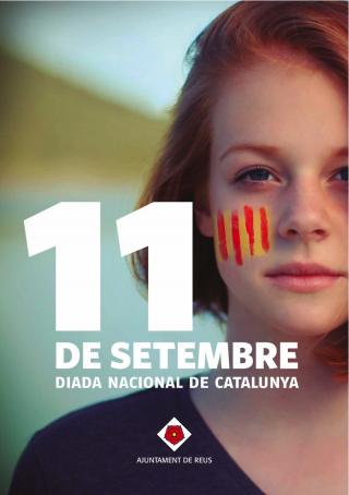 cartell dels actes a Reus amb motiu de la Diada Nacional de Catalunya