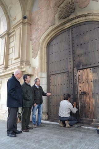 Comença la restauració de la façana del santuari de Misericòrdia