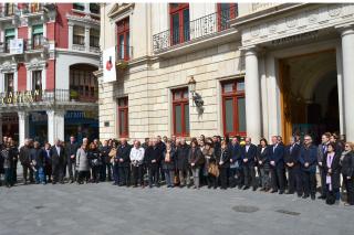 Foto de la concentració en silenci