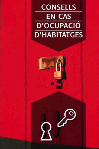 Imatge del díptic per prevenir l'ocupació d’habitatges