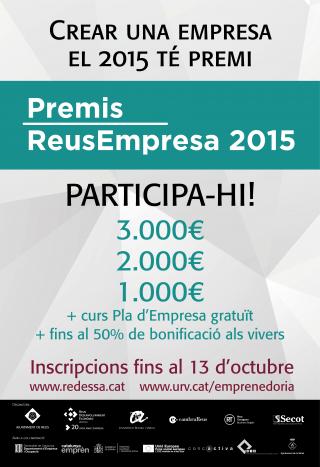 Cartell dels Premis ReusEmpresa2015