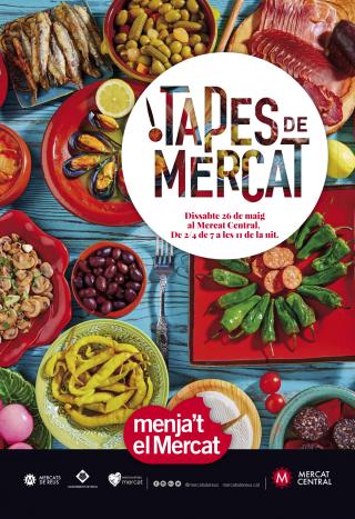 Cartell de »Menja't el Mercat» 2018