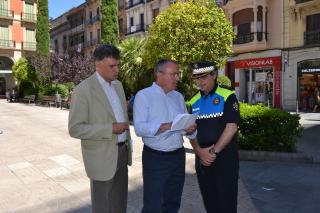 L'alcalde ha comparegut amb el regidor de Seguretat Ciutadana i el cap de la Guàrdia Urbana de Reus