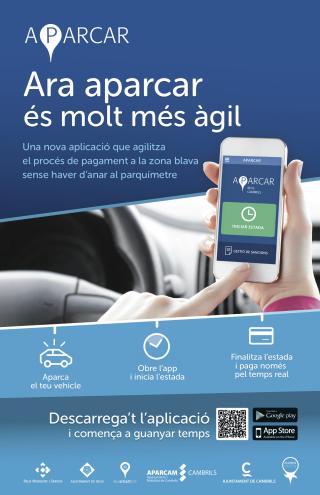 Imatge de l'anunci de l'App APARCAR