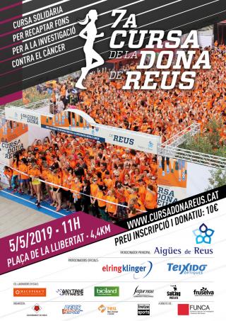 Cartell Cursa de la Dona Reus 2019