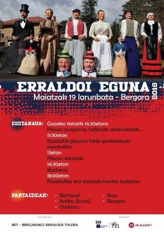 Cartell trobada gegantera a Bergara