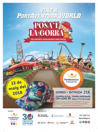 Cartell jornada Posa't la gorra a Port Aventura