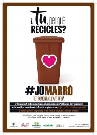 Imatge campanya reciclatge matèria orgànica #JOMARRO