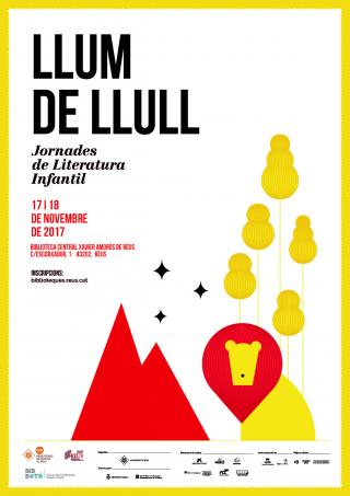 Cartell jornades literatura infantil Biblioteca Central de Reus 2017