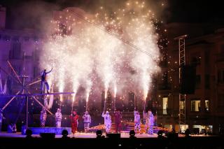 Imatge de l'espectacle inaugural de Reus Capital de la Cultura Catalana 2017