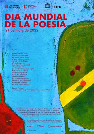 Cartell Dia Muncial de la Poesia 2022